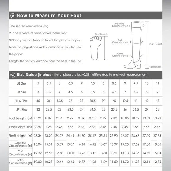 DREAM PAIRS Women's Black Thigh High Boots - Picture 5 of 5